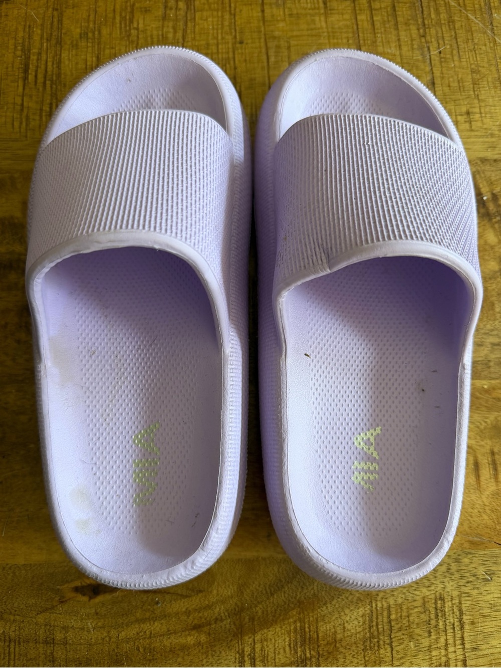 MIA Lilac Slide Sandals for Women